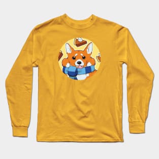 Corgi Face Long Sleeve T-Shirt